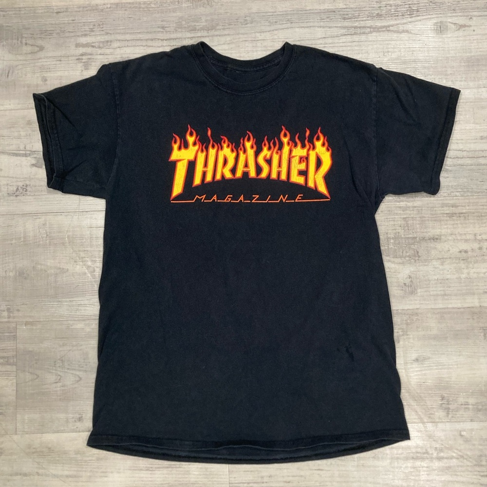 Black Thrasher T-shirt - Size Small